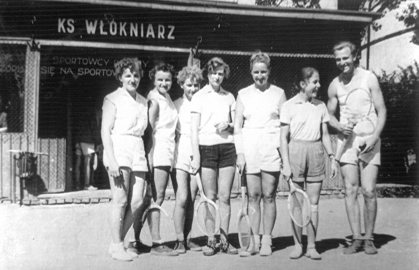 Spotkanie tenisowe KS Włókniarz - KS Chełmek, lata 50 XX...