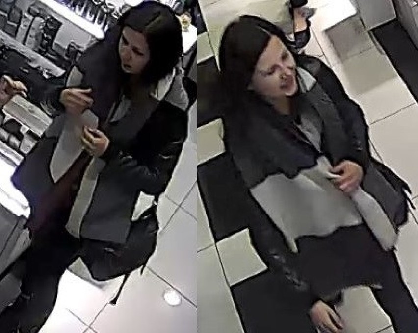 Ta kobieta jest podejrzana o kradzież prefum w galerii handlowej. Rozpoznajecie ją?