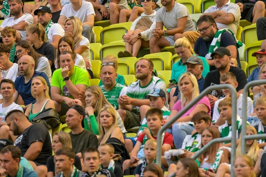 Kibice na meczu Lechii Gdańsk ze Zniczem Pruszków
