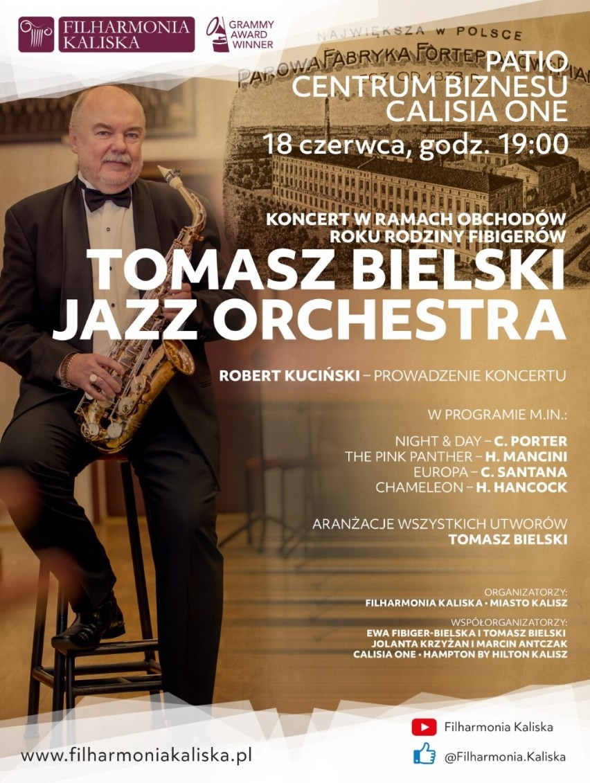 Na patio Calisia One odbędzie się koncert Tomasz Bielski...