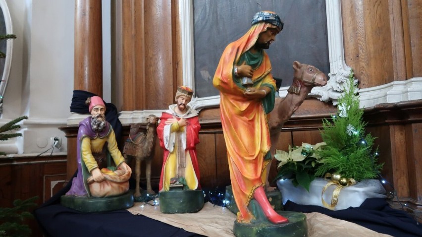 Szopka bożonarodzeniowa w klasztorze franciszkanów w Osiecznej