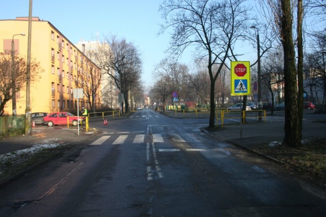 Potrącenie pieszych w Zabrzu - ul. Reymonta