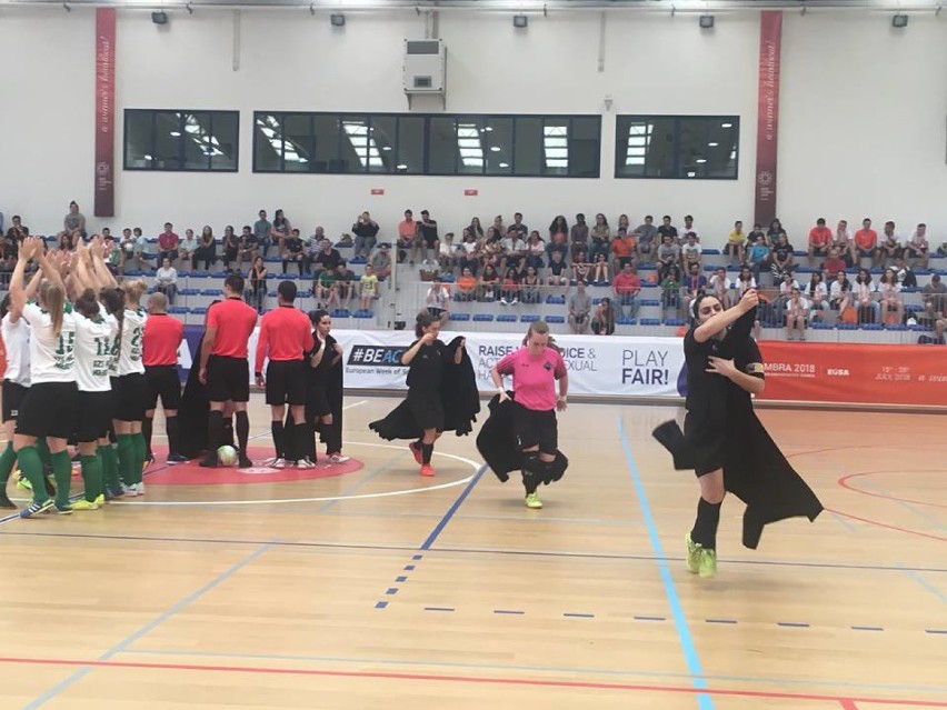Futsalistki ASZ PWSZ Wałbrzych pokonały 3:2 Uniwersytet Coimbra i są już w półfinale Europejskich Igrzysk Studentów
