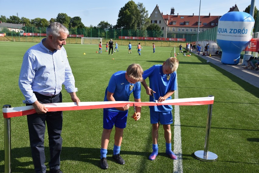 Boisko treningowe Aqua Zdroju oficjalnie otwarte po remoncie