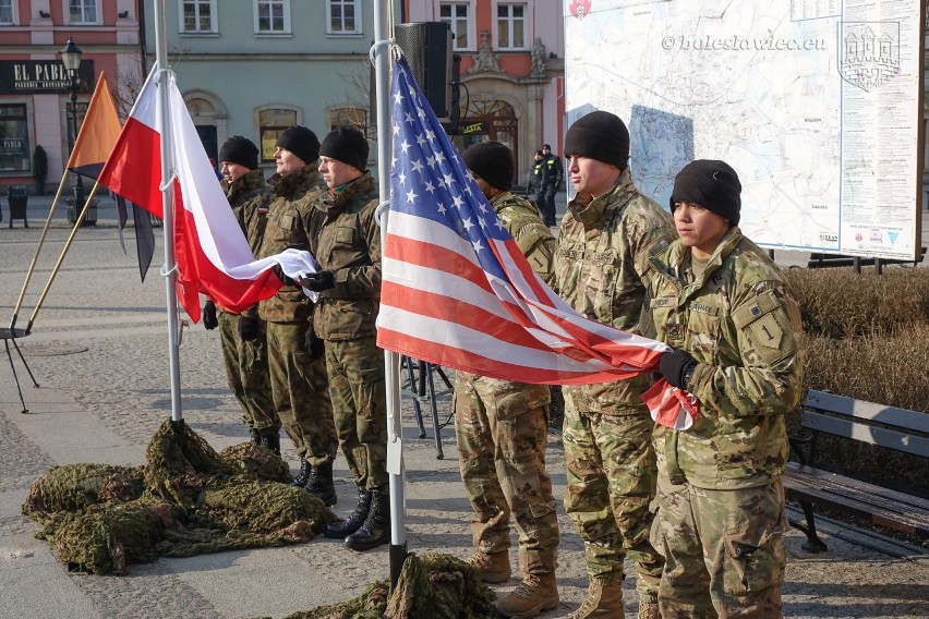 Bolesławiec: Pożegnanie żołnierzy amerykańskich 