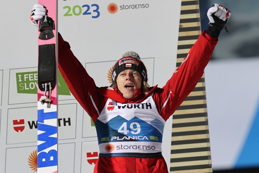 Dawid Kubacki stanął na podium MŚ 2023 w Planicy