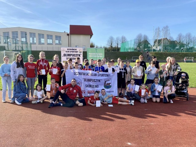 Otwarte mistrzostwa szkoły w 4-boju lekkoatletycznym w Skorzewie