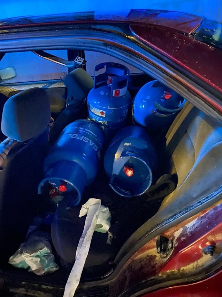Próbowali ukraść butle z gazem - policja złapała ich na gorącym uczynku