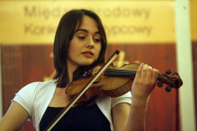 Konkurs Młody Paganini w Legnicy-,Anne Luisa Kramb - I miejsce grupa młodsza
