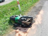 Tragiczny koniec majówki- motocyklista zginął w Miłkowie (zdjęcia)