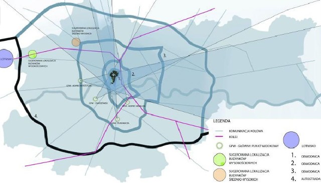 Według Romualda Loeglera dobre dla wieżowców mają być okolice ronda Ofiar Katynia, autostrady i lotniska