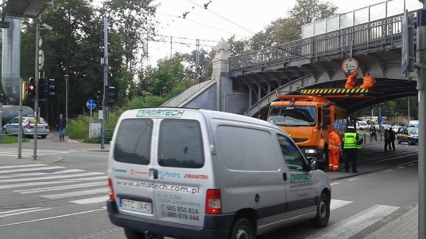 Zerwana sieć trakcyjna w Gdańsku