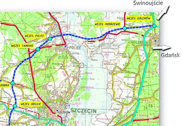 Zachodnia obwodnica Szczecina w ciągu S6. Badania geologiczne wykona Transprojekt Gdański za 14,6 mln zł