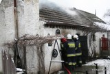 Pożar budynku gospodarczego w Lubiechowie