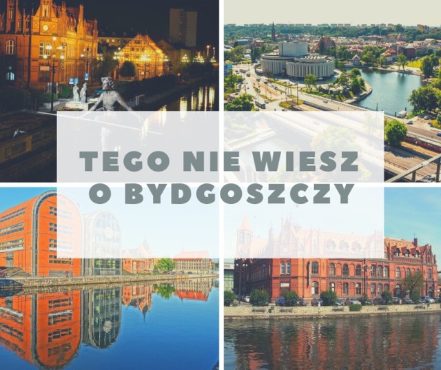 Bydgoszcz zajmuje ósme miejsce w Polsce pod względem liczby ludności. Miasto prawa miejskie otrzymało w 1346 roku, a przez Stary Rynek biegnie 18. południk.  Poznaj inne zdumiewające fakty na temat Bydgoszczy. 

>>Więcej informacji znajdziesz na kolejnych slajdach