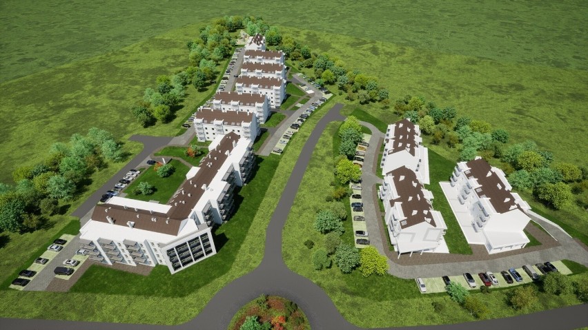 Mieszkania na wynajem w Malborku. SIM KZN-Pomorze zleciła opracowanie projektu dużego osiedla u zbiegu Zakopiańskiej i Dąbrówki