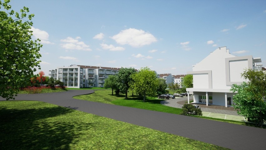 Mieszkania na wynajem w Malborku. SIM KZN-Pomorze zleciła opracowanie projektu dużego osiedla u zbiegu Zakopiańskiej i Dąbrówki