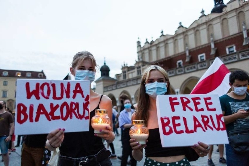 Poprzednia akcja solidarności z Białorusią