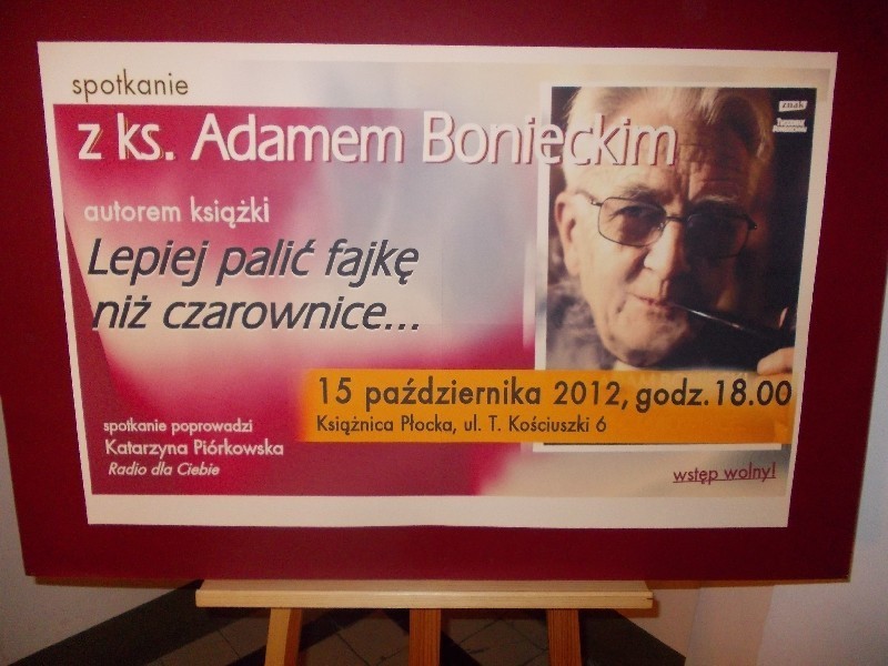 Ks. Adam Boniecki promował w Płocku swoją nową książkę