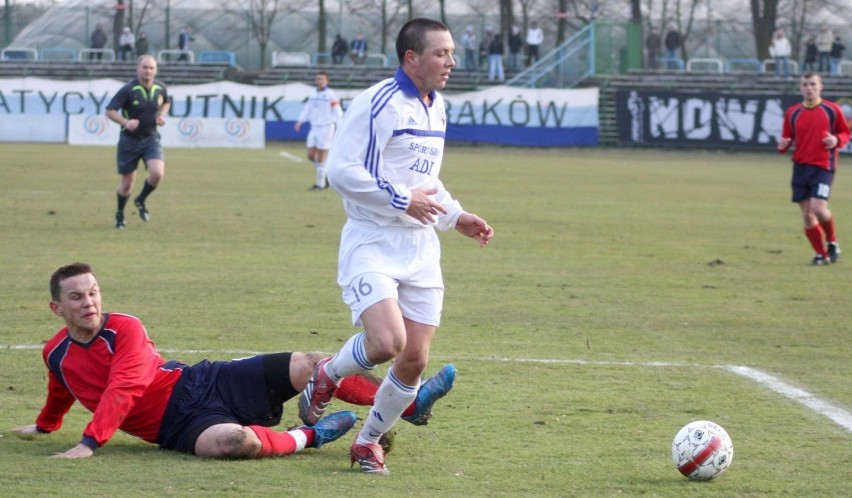 21.03.2009, Kraków: Paweł Pyciak w meczu Hutnik - Neptun...