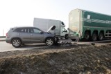 Wypadek na autostradzie A4 [ZDJĘCIA]