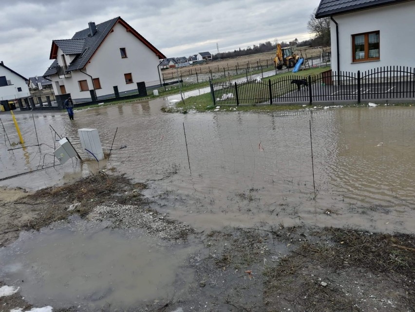 Woda i błoto na Osiedlu Róży Wiatrów w Opolu na zdjęciach...