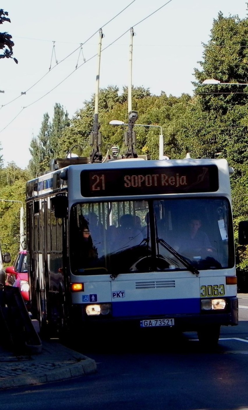 70 lat autobusów na szelkach w Gdyni