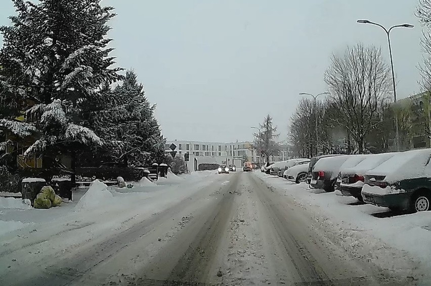 Zima w Słupsku. Ulice miasta oczami kierowcy