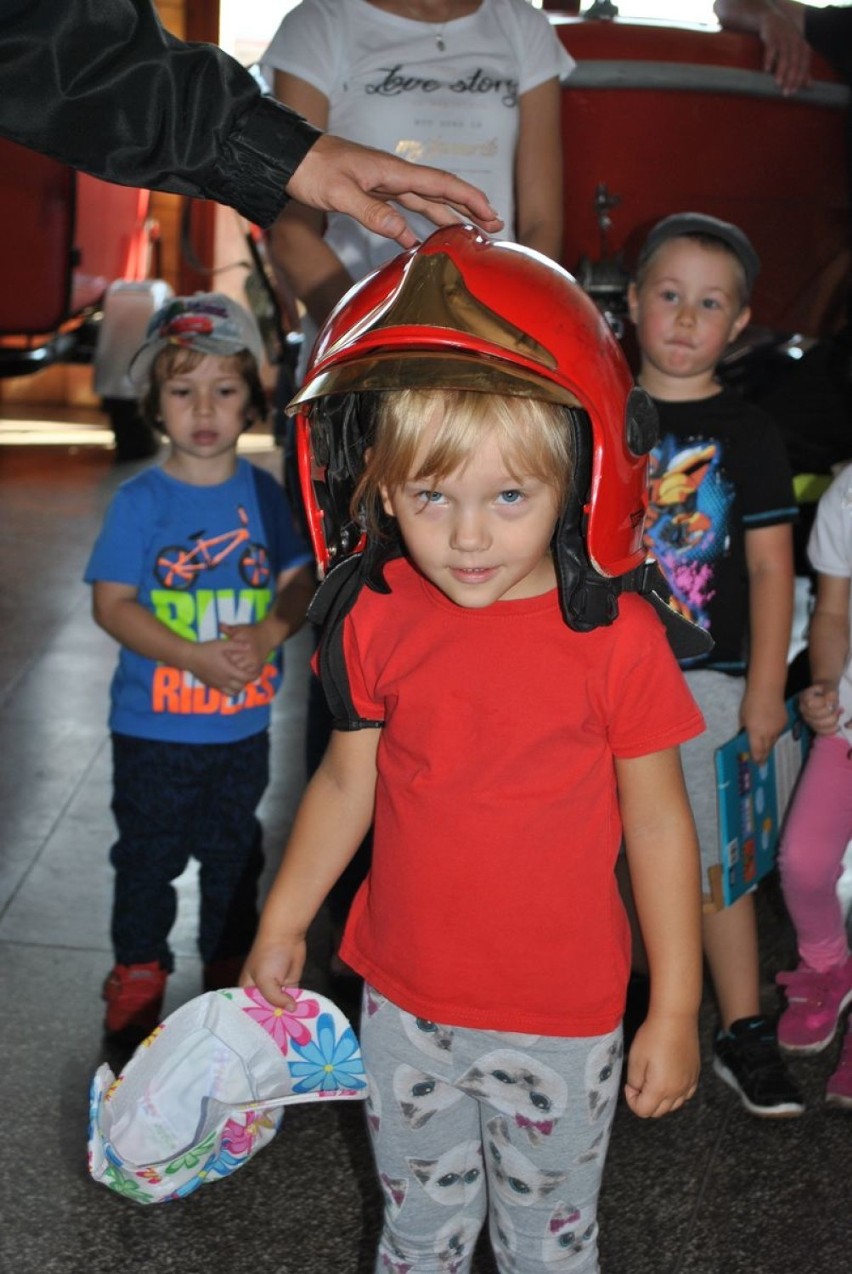 Opole Lubelskie: Dzieci z wizytą u strażaków