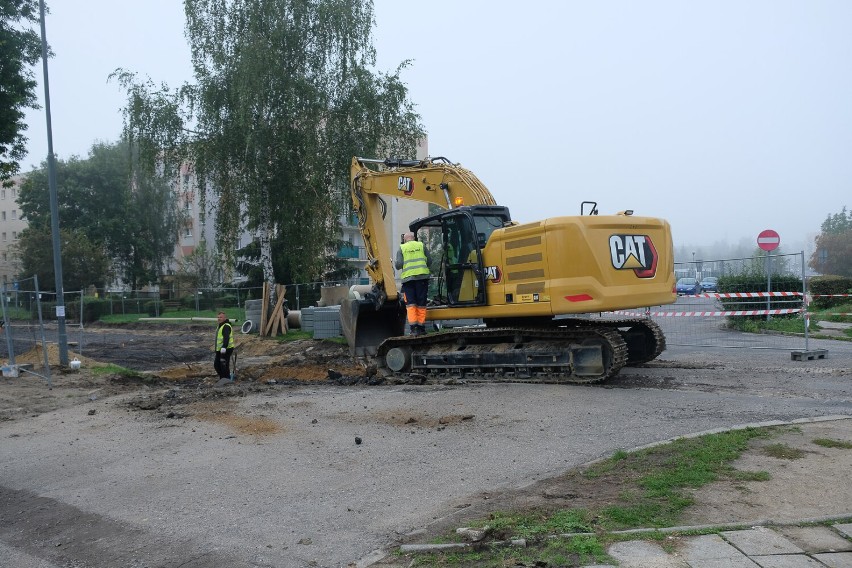 Trwa remont ulicy Szymanowskiego i Krótkiej, kierowcy muszą...