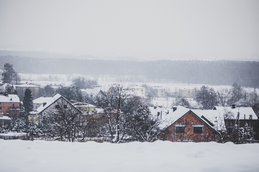 Zimowe widoki z Górki Klemensowej w Lędzinach są urzekające...