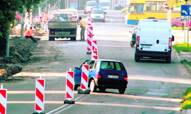 Rozpoczął się remont ulicy Matki Bożej Fatimskiej. Ruch na tym odcinku odbywa się w jednym kierunku