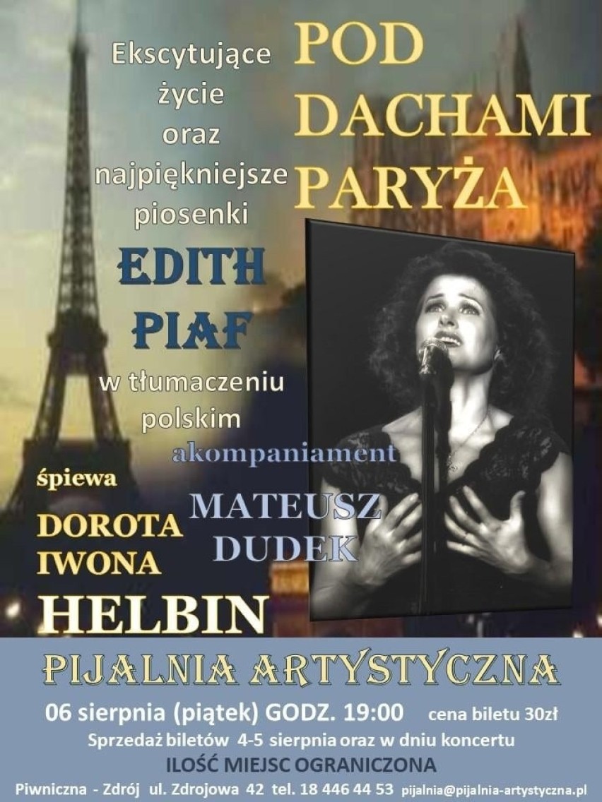 Piwniczna - Zdrój
6 sierpnia - piątek
koncert "Pod dachami...