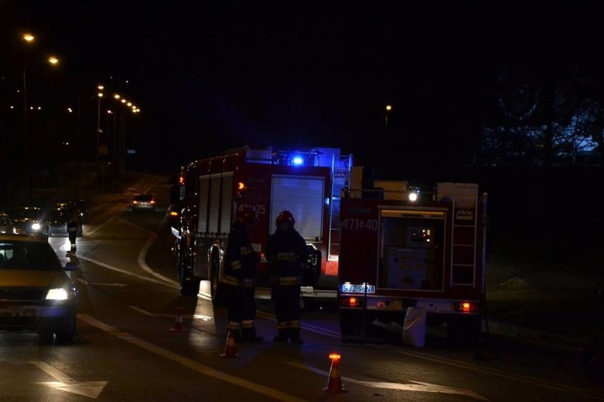 Wypadek w Jastrzębiu: dwie osoby w szpitalu