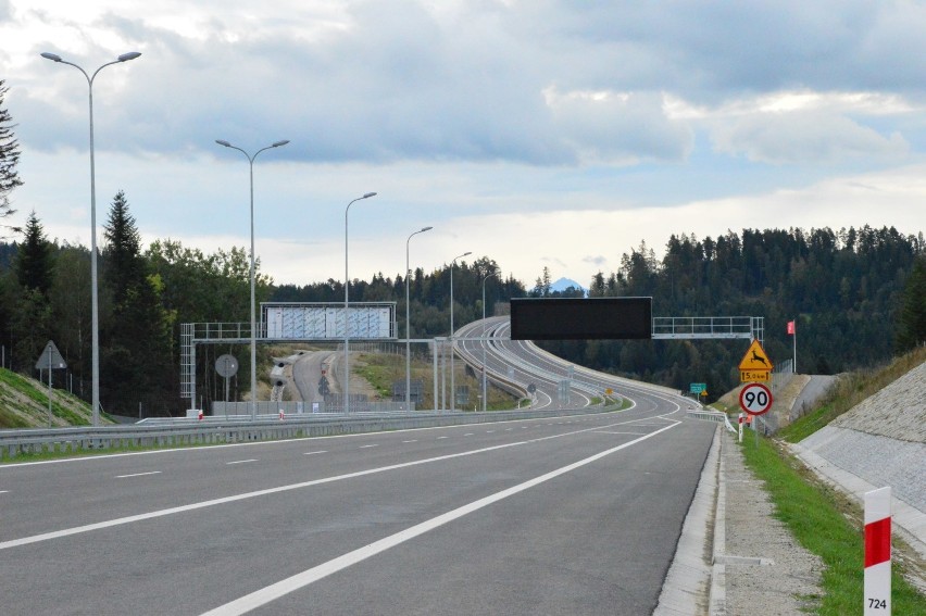 S7 Skomielna Biała - Rabka. Nowy, górski odcinek ekspresowej zakopianki otwarty! 