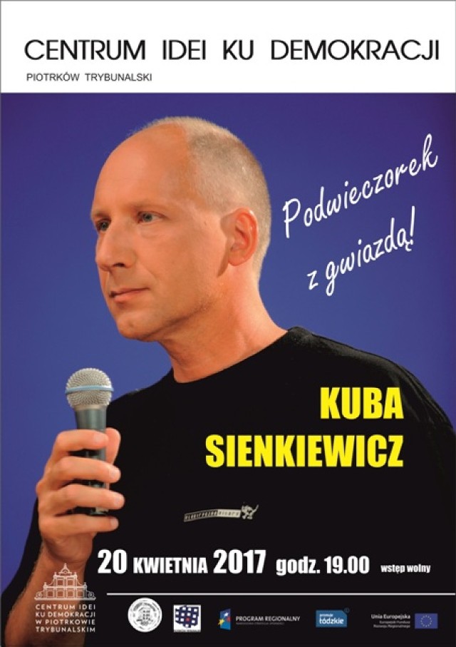 Polski muzyk rockowy, wokalista i gitarzysta, autor tekstów i lider zespołu Elektryczne Gitary  - Kuba Sienkiewicz, to kolejny gość, z którym będzie można spotkać się w Centrum idei Ku Demokracji w ramach „Podwieczorku z gwiazdą”