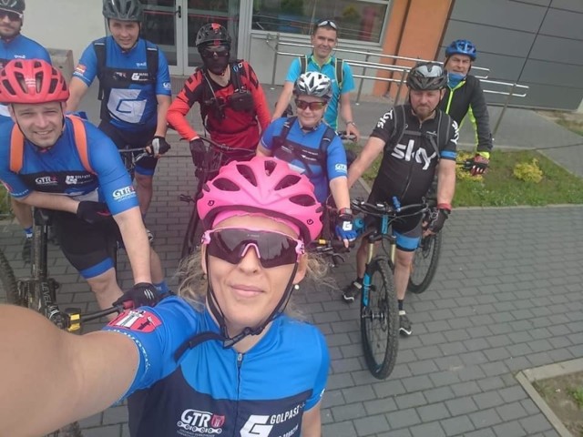 W pomoc pani Kasi zaangażowali się rowerzyści z powiatu golubsko-dobrzyńskiego