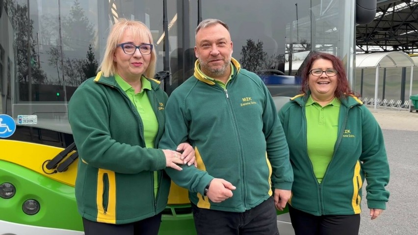 Kobiety za kierownicą autobusu MZK w Zielonej Górze