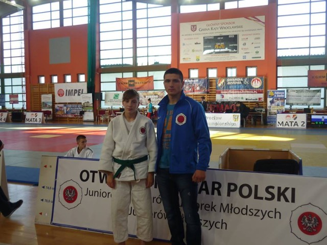 Zawodnicy Akademii Judo Rzeszów Justyna Kuna I Konrad Szela