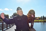 Suwalska komenda policji ma nowego psa. Półtoraroczna Aida to płochacz niemiecki, jedyny tej rasy pies w policji