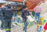 Część darów zebranych w Starym Sączu trafiła do Muszyny, wieczorem ma tam dotrzeć 400 uchodźców z Ukrainy. "Jesteśmy na to przygotowani"