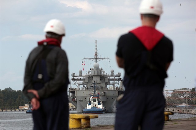 USS Mount Whitney w Gdyni