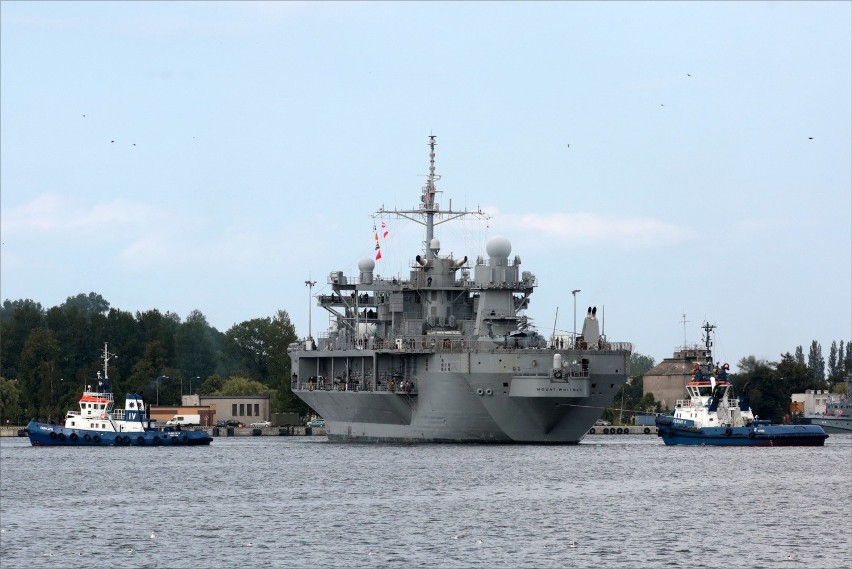 USS Mount Whitney w Gdyni