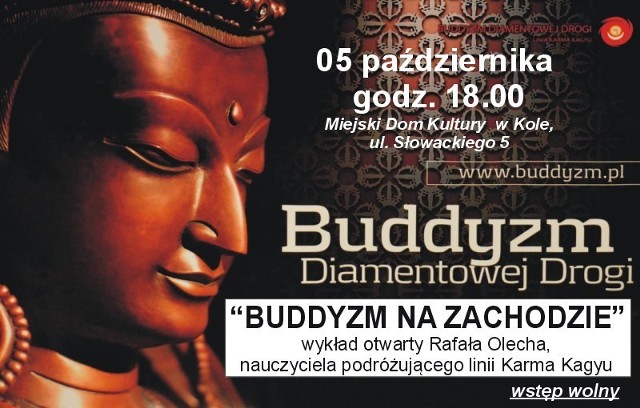 Miejski Dom Kultury w Kole zaprasza na wykład o buddyzmie