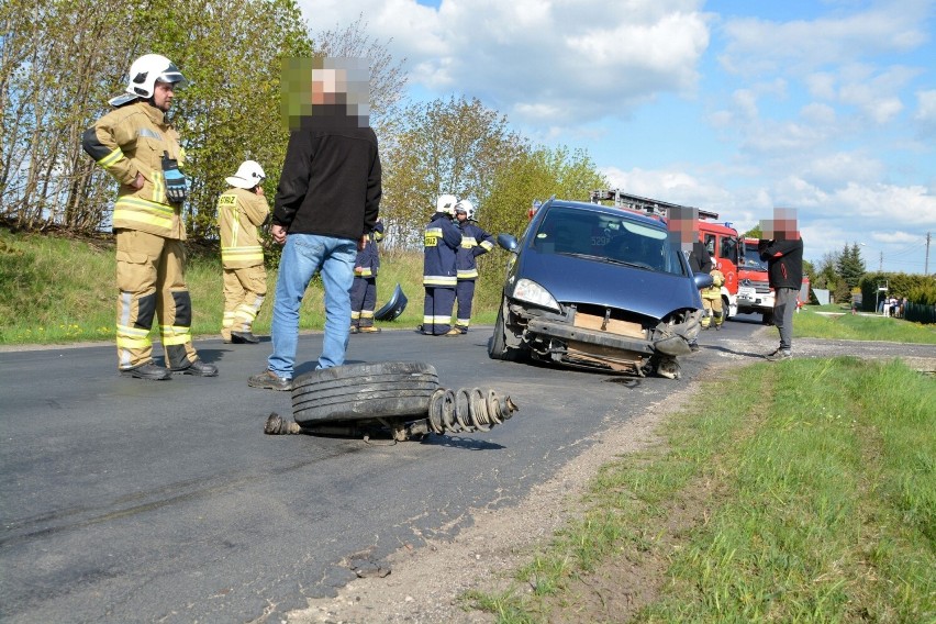 W Sypniewie na drodze wojewódzkiej nr 189 zderzyły się trzy...