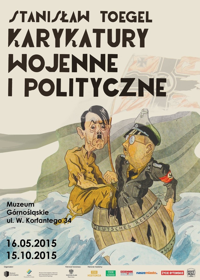 Bytom: Stanisław Toegel - karykatury wojenne i polityczne. Wystawa w Muzeum Górnośląskim