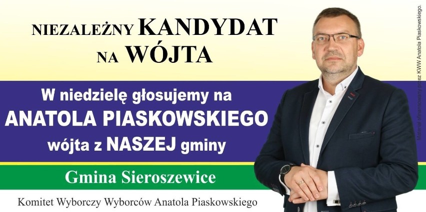 Kandydat na wójta gminy Sieroszewice