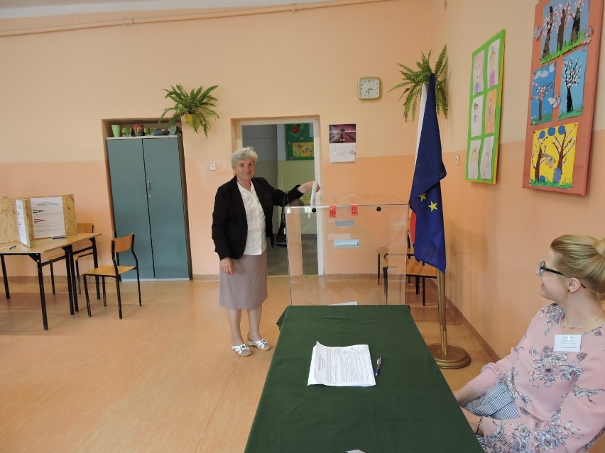 Eurowybory w Bielsku Podlaskim. Największy ruch był po godz. 12