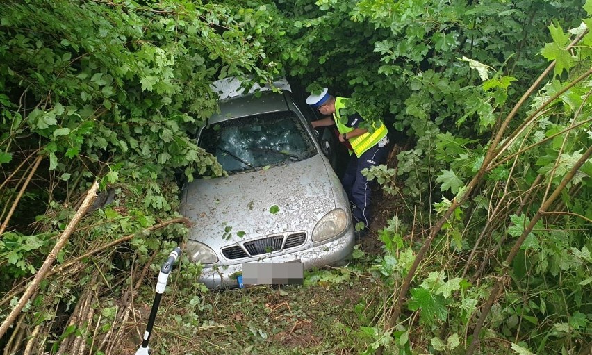 Wypadek na trasie Karlikowo - Lisewo