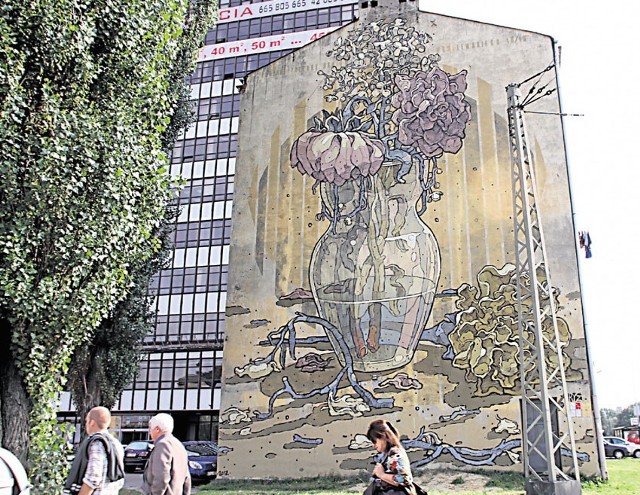 Galeria Urban Forms: Mural Aryza przy al. Politechniki 16 w Łodzi